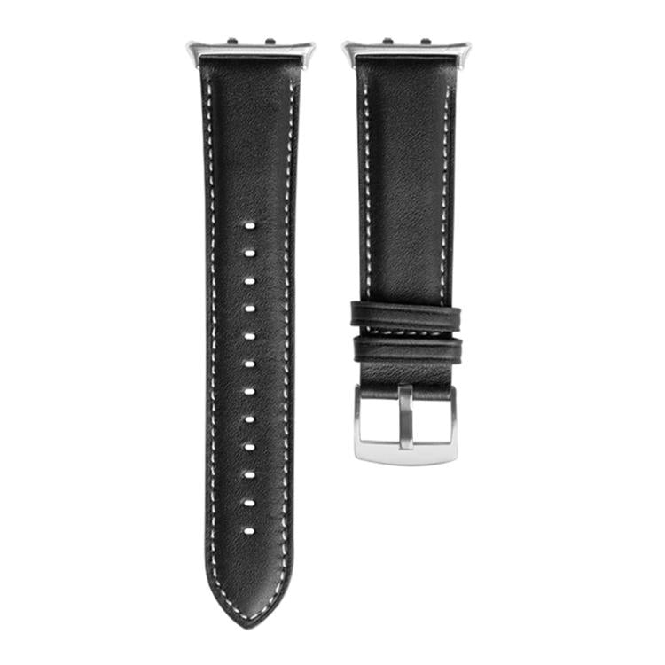 For Honor Watch 5 Pointed Tail Genuine Leather Watch Band