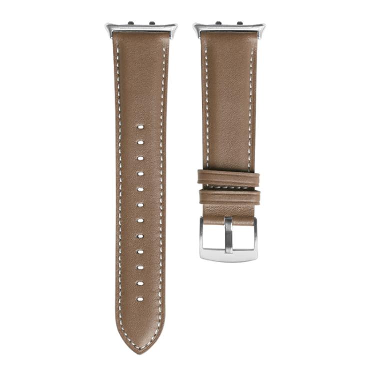 For Honor Watch 5 Pointed Tail Genuine Leather Watch Band