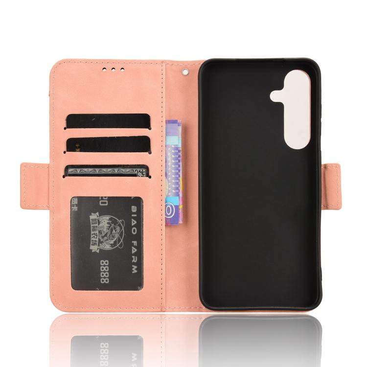 For Samsung Galaxy S26+ 5G Skin Feel Calf Texture Card Slots Leather Phone Case