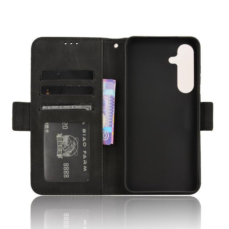 For Samsung Galaxy S26+ 5G Skin Feel Calf Texture Card Slots Leather Phone Case