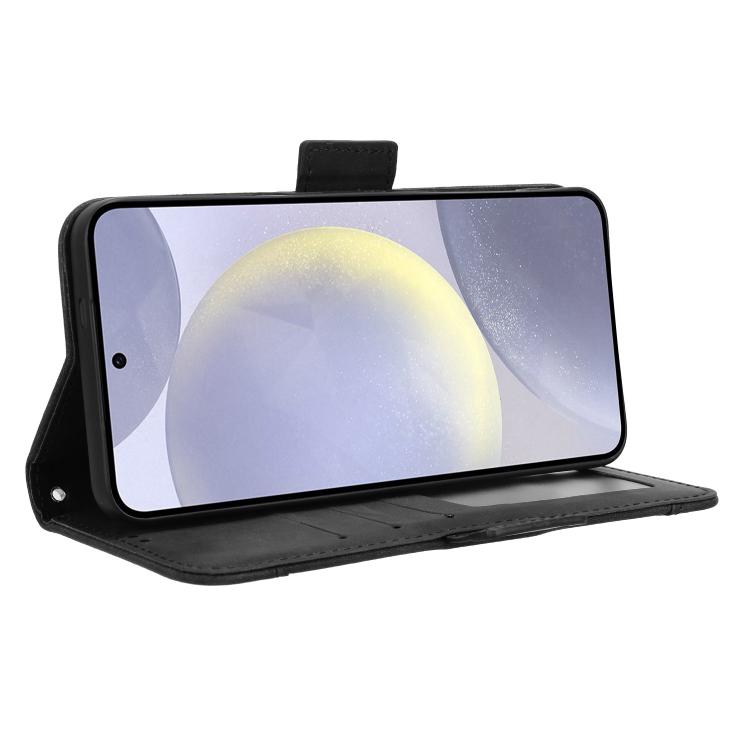 For Samsung Galaxy S26+ 5G Skin Feel Calf Texture Card Slots Leather Phone Case