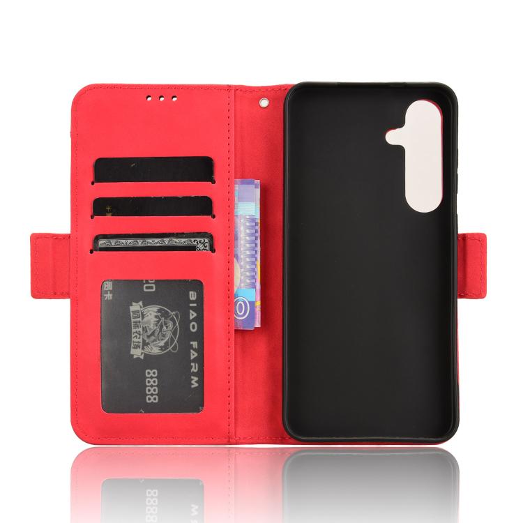 For Samsung Galaxy S26+ 5G Skin Feel Calf Texture Card Slots Leather Phone Case