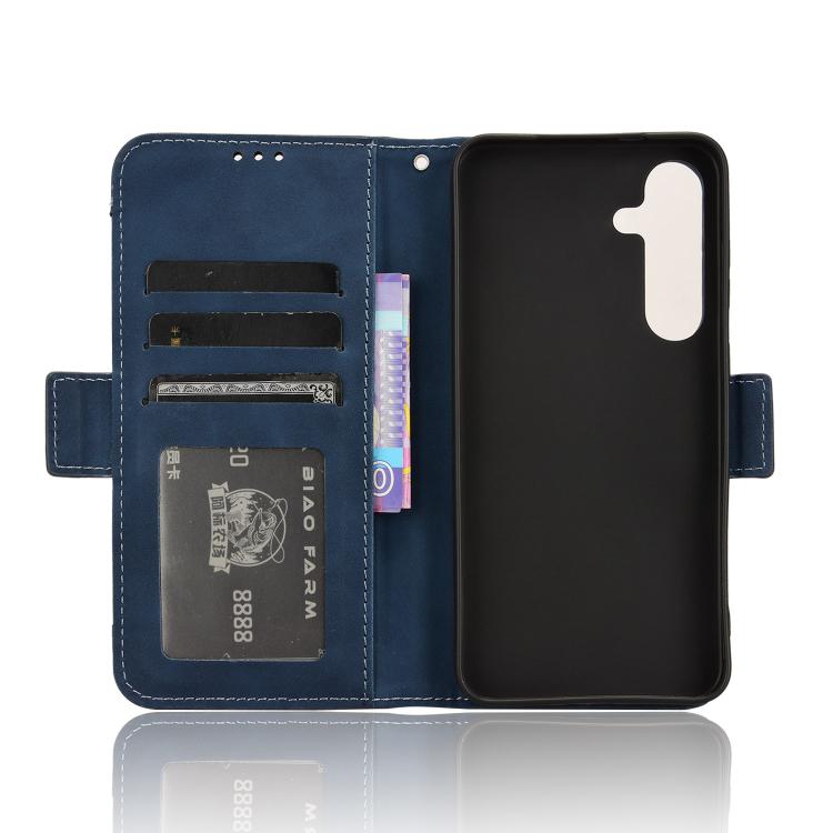 For Samsung Galaxy S26+ 5G Skin Feel Calf Texture Card Slots Leather Phone Case