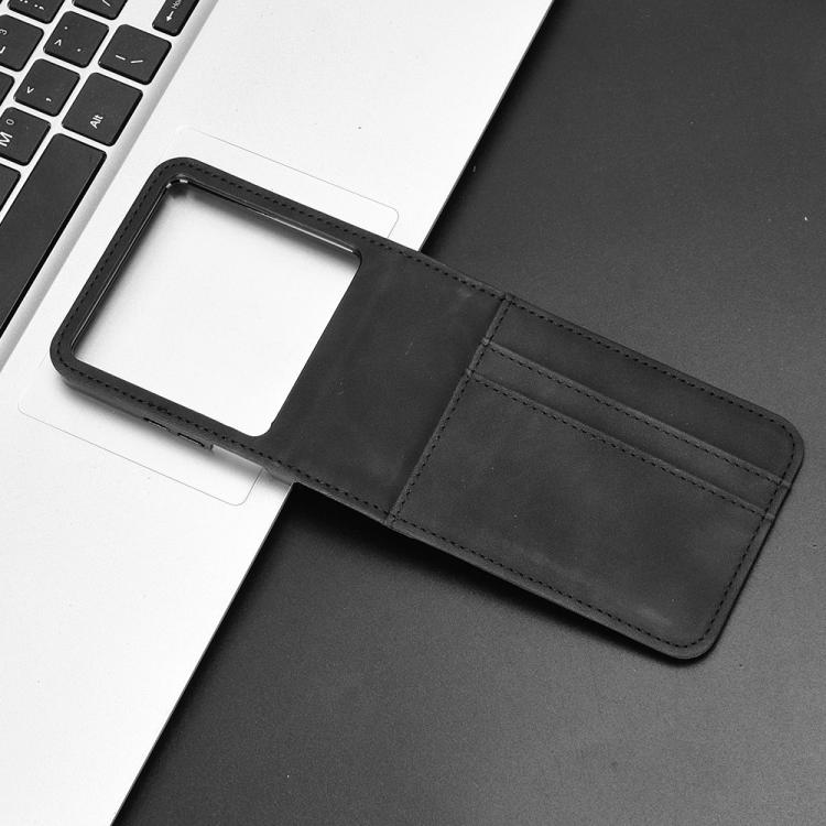 For Infinix Zero Flip Skin-feeling Half-split Card Slot Folding Phone Case