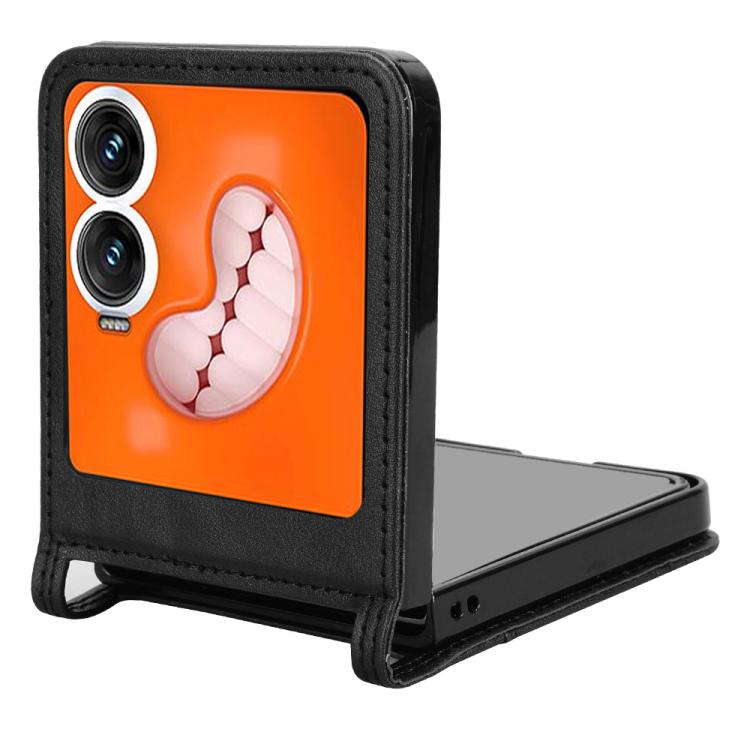 For Infinix Zero Flip Retro Texture Leather Phone Case