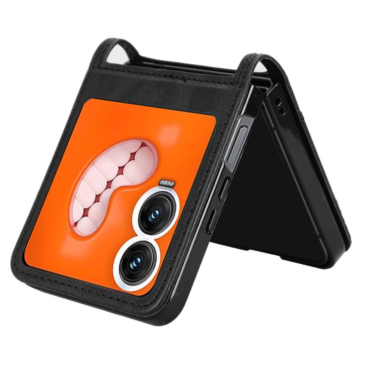 For Infinix Zero Flip Retro Texture Leather Phone Case