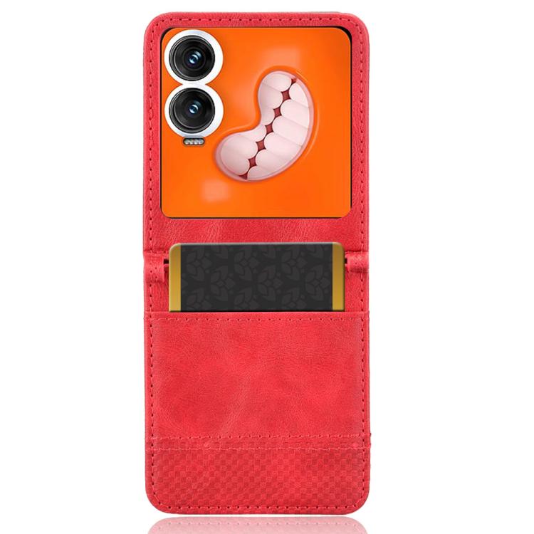 For Infinix Zero Flip Retro Texture Leather Phone Case