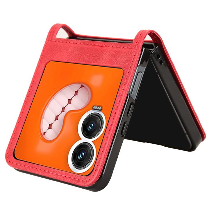 For Infinix Zero Flip Retro Texture Leather Phone Case