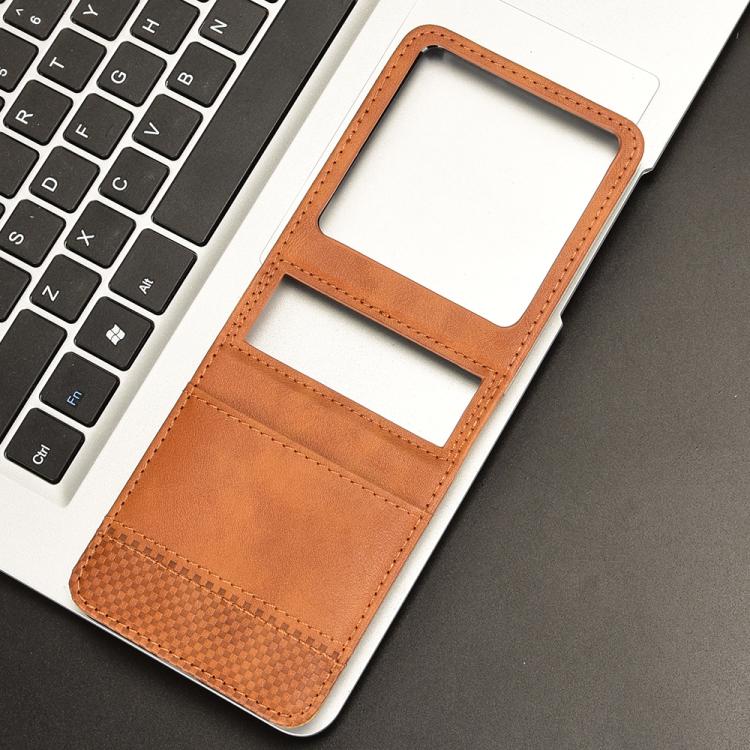 For Infinix Zero Flip Retro Texture Leather Phone Case