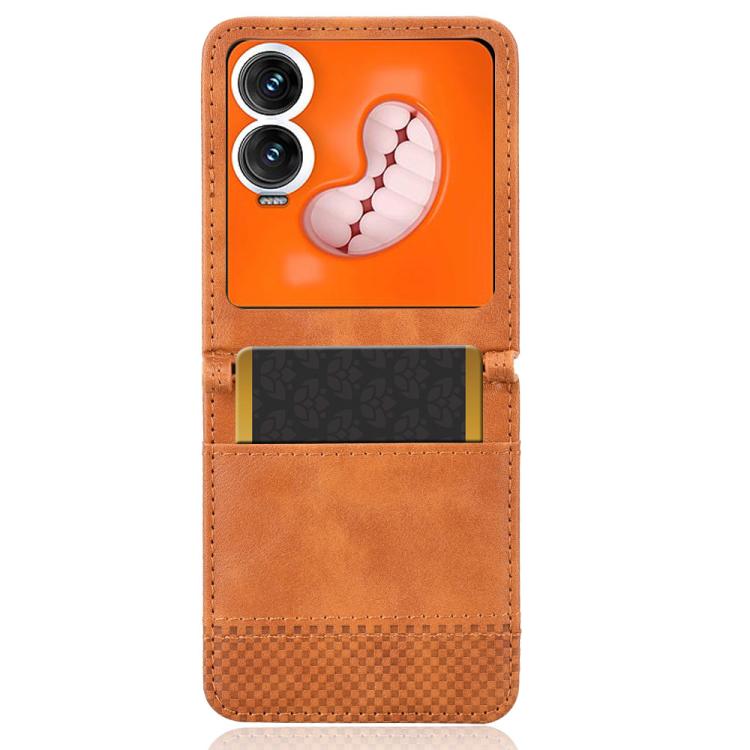 For Infinix Zero Flip Retro Texture Leather Phone Case