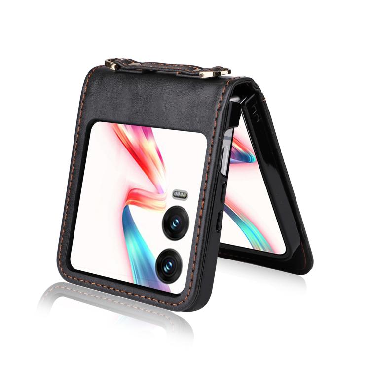 For Infinix Zero Flip Crossbody Card Bag PU Folding Phone Case