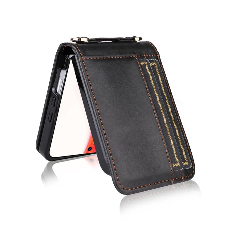 For Infinix Zero Flip Crossbody Card Bag PU Folding Phone Case