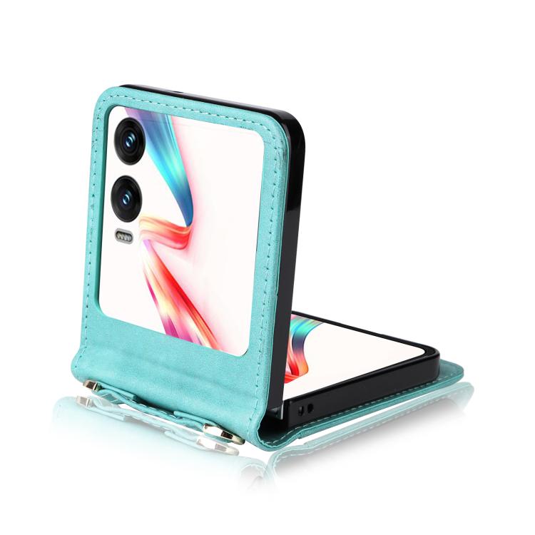 For Infinix Zero Flip Crossbody Card Bag PU Folding Phone Case