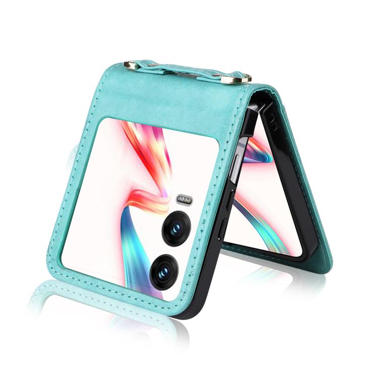 For Infinix Zero Flip Crossbody Card Bag PU Folding Phone Case