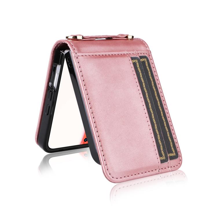 For Infinix Zero Flip Crossbody Card Bag PU Folding Phone Case