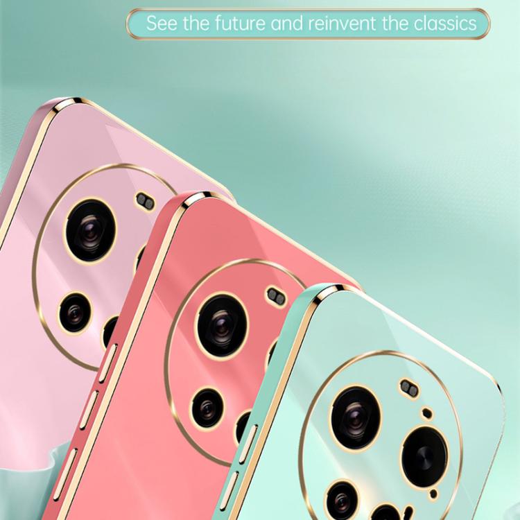 For Xiaomi 17 Ultra XINLI Straight Edge 6D Electroplate TPU Phone Case with Ring Holder