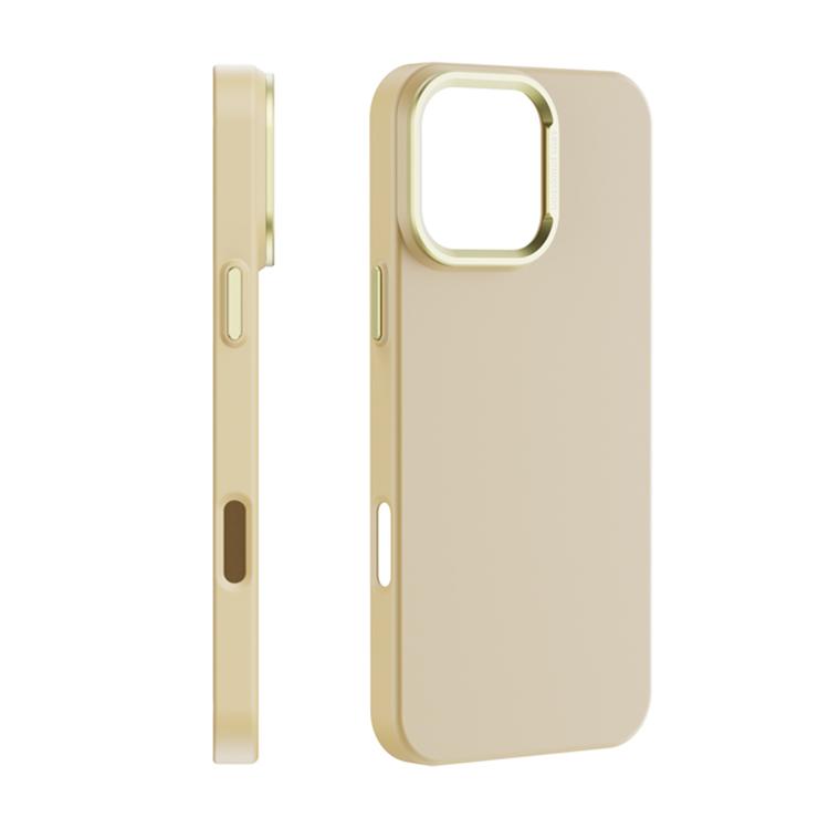 For iPhone 16 Pro PC Flocking MagSafe Magnetic Phone Case
