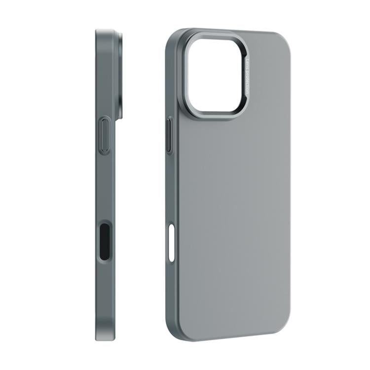 For iPhone 16 Pro PC Flocking MagSafe Magnetic Phone Case