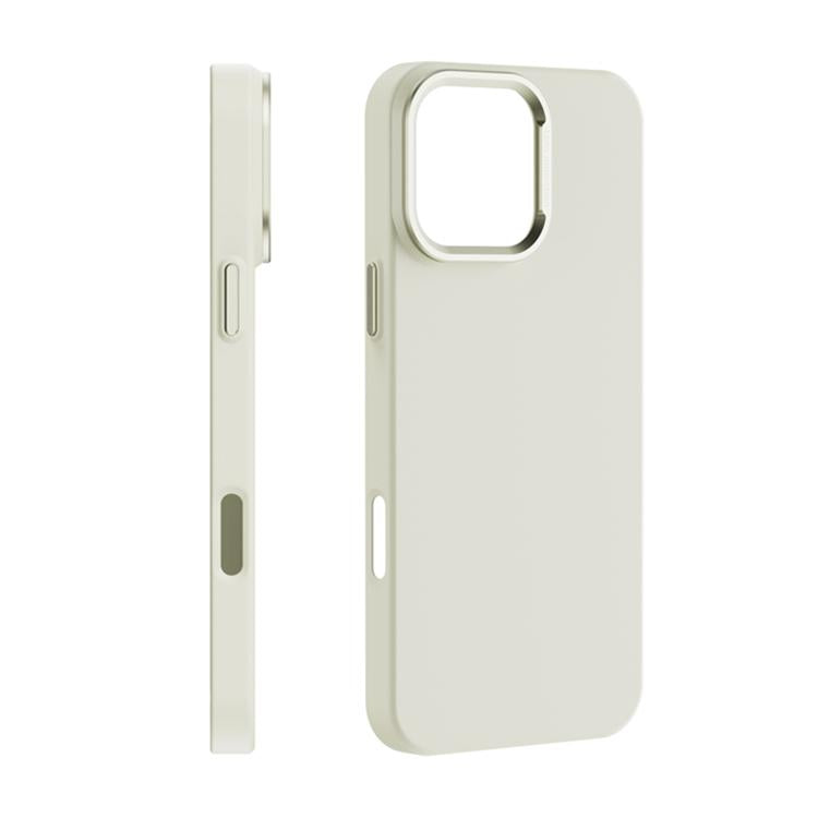 For iPhone 16 Pro PC Flocking MagSafe Magnetic Phone Case