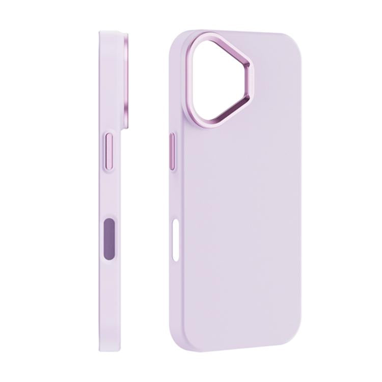 For iPhone 16 PC Flocking MagSafe Magnetic Phone Case