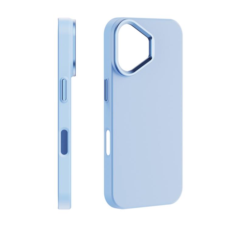 For iPhone 16 PC Flocking MagSafe Magnetic Phone Case