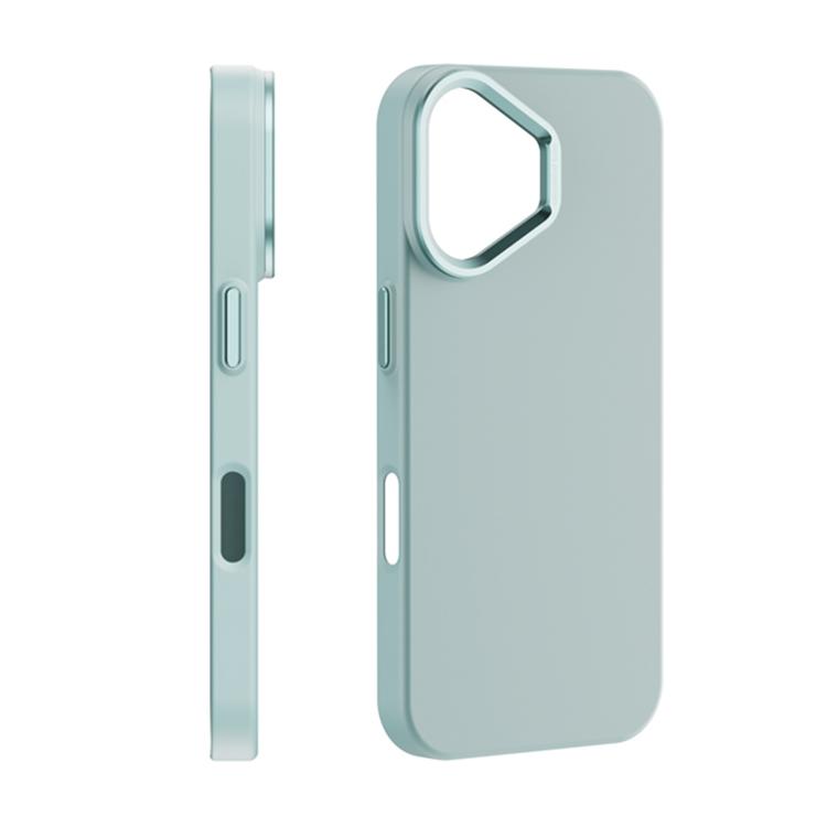 For iPhone 16 PC Flocking MagSafe Magnetic Phone Case