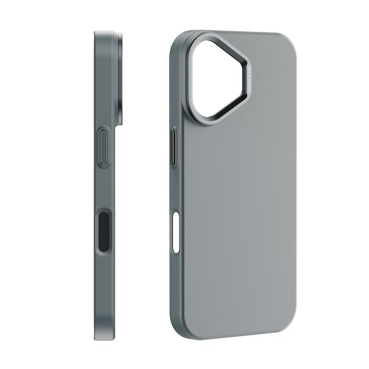For iPhone 16 PC Flocking MagSafe Magnetic Phone Case
