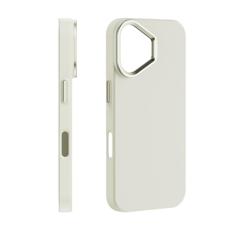 For iPhone 16 PC Flocking MagSafe Magnetic Phone Case