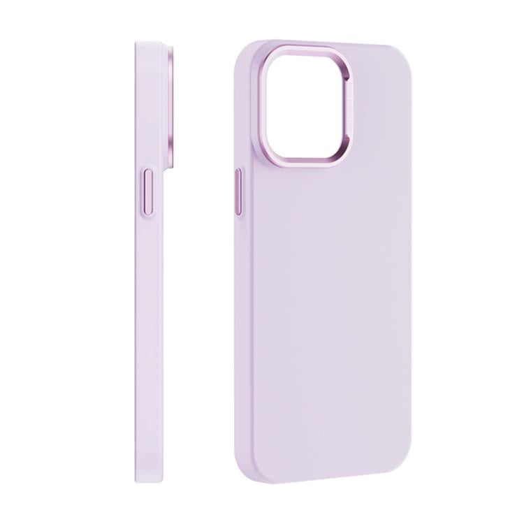 For iPhone 15 Pro PC Flocking MagSafe Magnetic Phone Case