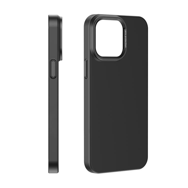 For iPhone 15 PC Flocking MagSafe Magnetic Phone Case