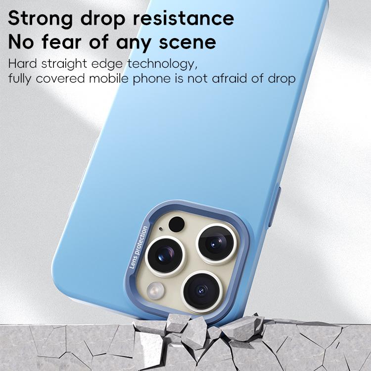 For iPhone 14 Pro PC Flocking MagSafe Magnetic Phone Case
