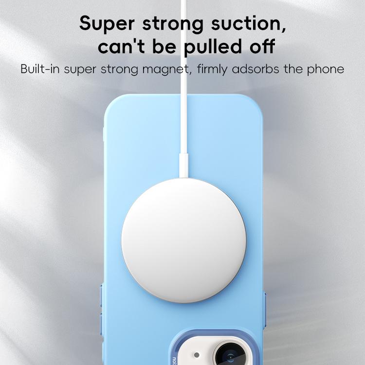 For iPhone 13 PC Flocking MagSafe Magnetic Phone Case