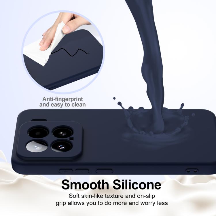 For Xiaomi 15 Shockproof Silicone Magsafe Phone Case