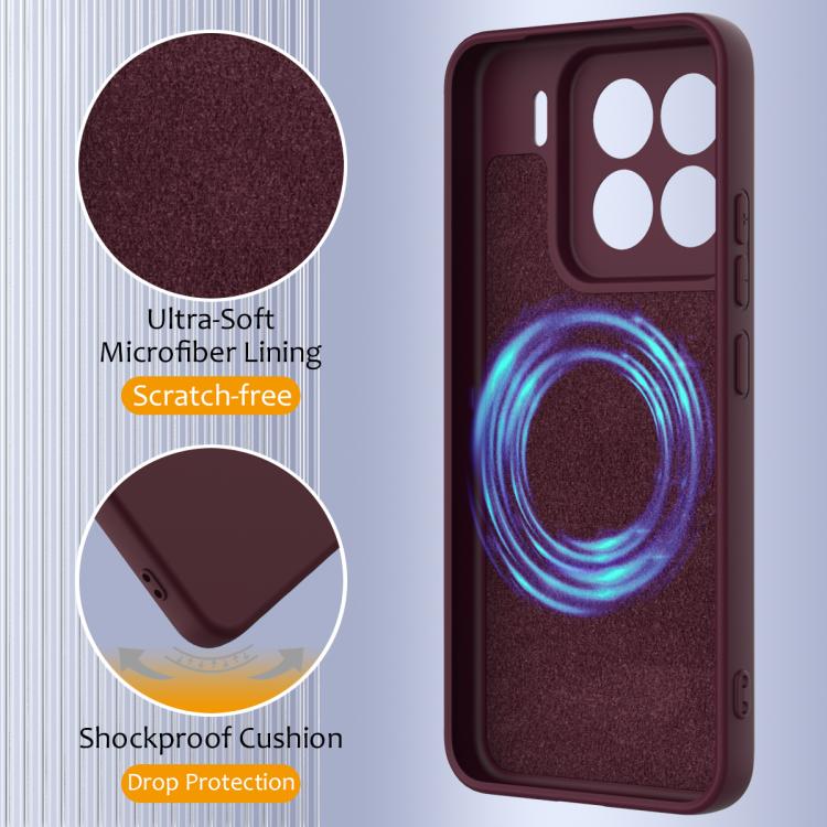 For Xiaomi 15 Pro Shockproof Silicone Magsafe Phone Case