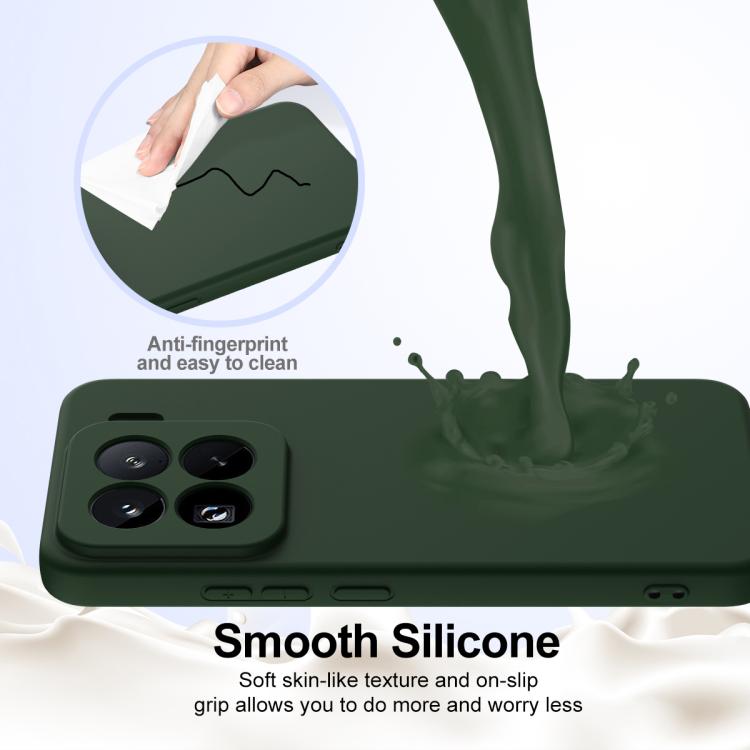 For Xiaomi 15 Pro Shockproof Silicone Magsafe Phone Case