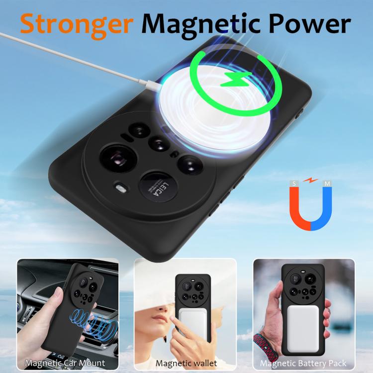 For Xiaomi 15 Ultra Shockproof Silicone Magsafe Phone Case