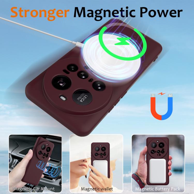 For Xiaomi 15 Ultra Shockproof Silicone Magsafe Phone Case