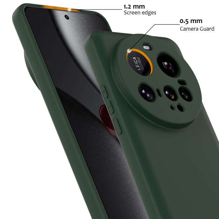 For Xiaomi 15 Ultra Shockproof Silicone Magsafe Phone Case