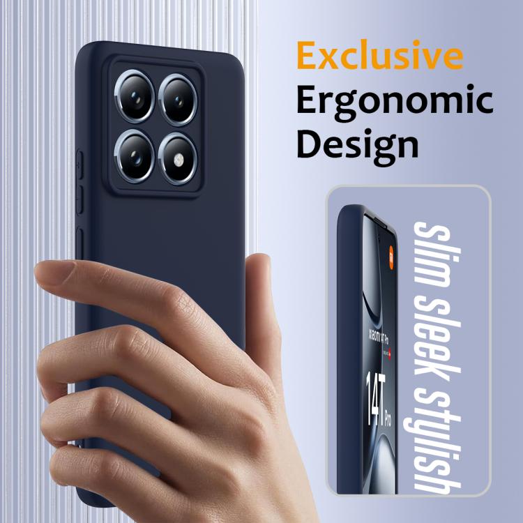 For Xiaomi 14T Pro Shockproof Silicone Magsafe Phone Case