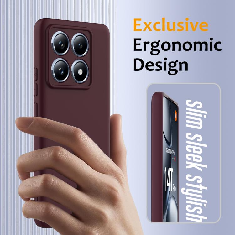 For Xiaomi 14T Pro Shockproof Silicone Magsafe Phone Case