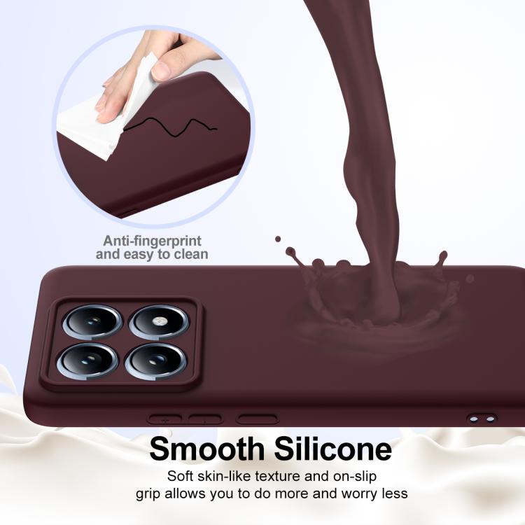 For Xiaomi 14T Pro Shockproof Silicone Magsafe Phone Case