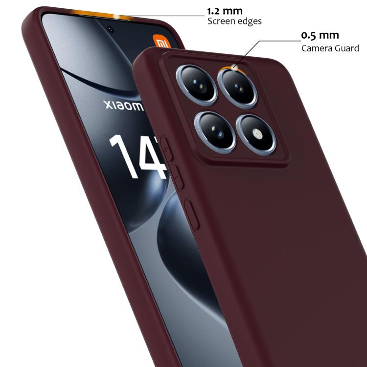 For Xiaomi 14T Pro Shockproof Silicone Magsafe Phone Case