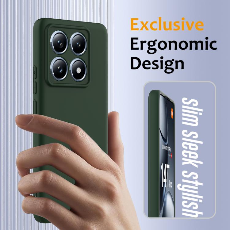 For Xiaomi 14T Pro Shockproof Silicone Magsafe Phone Case