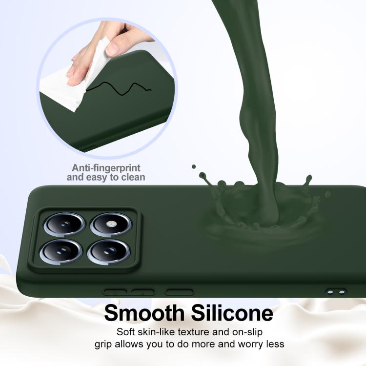 For Xiaomi 14T Pro Shockproof Silicone Magsafe Phone Case
