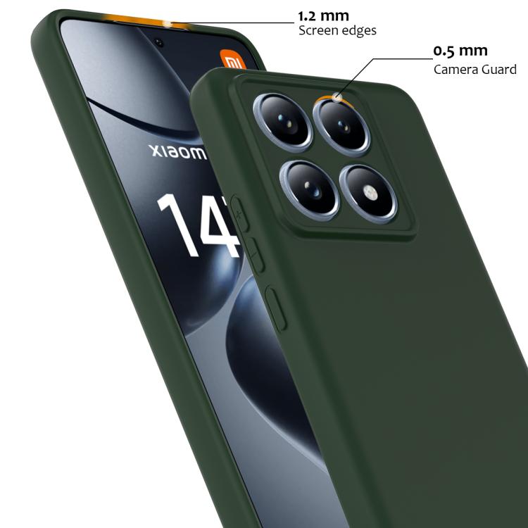 For Xiaomi 14T Pro Shockproof Silicone Magsafe Phone Case