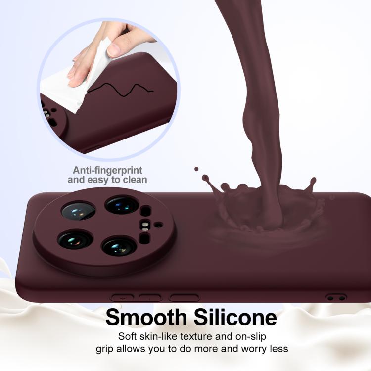 For Xiaomi 14 Ultra Shockproof Silicone Magsafe Phone Case