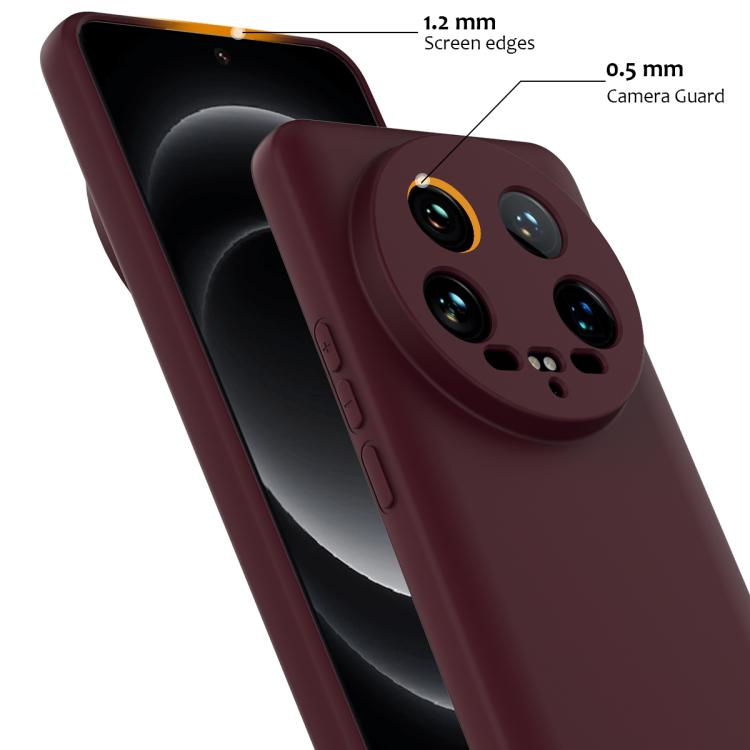 For Xiaomi 14 Ultra Shockproof Silicone Magsafe Phone Case