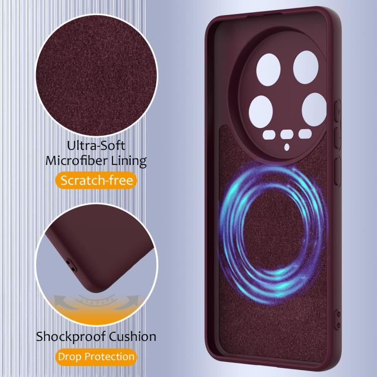 For Xiaomi 14 Ultra Shockproof Silicone Magsafe Phone Case