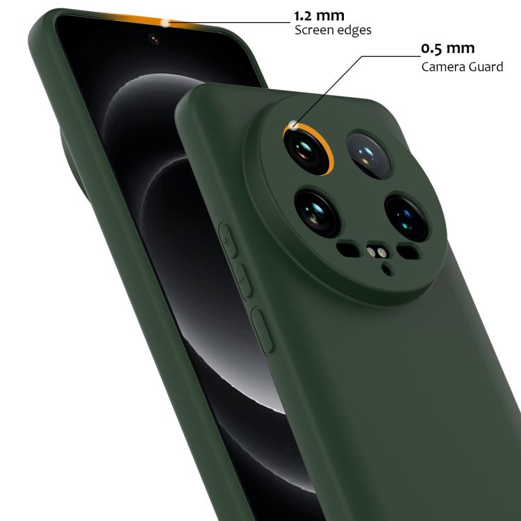 For Xiaomi 14 Ultra Shockproof Silicone Magsafe Phone Case