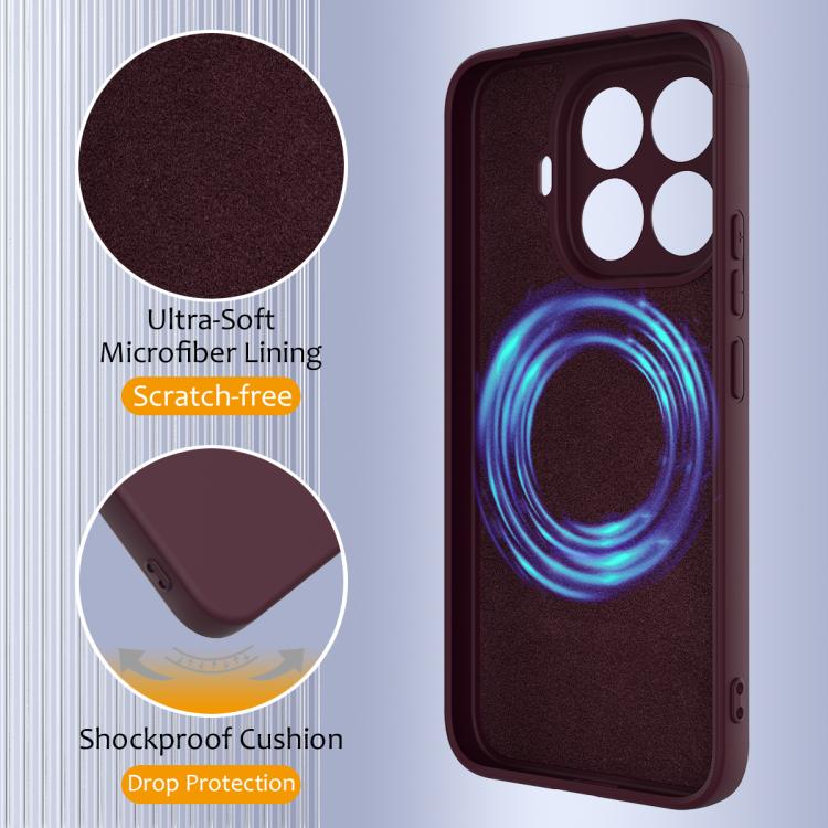 For Xiaomi 15T Pro Shockproof Silicone Magsafe Phone Case